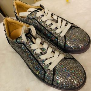 ChristianLouboutin Seava Woman Flat Glitter Disco